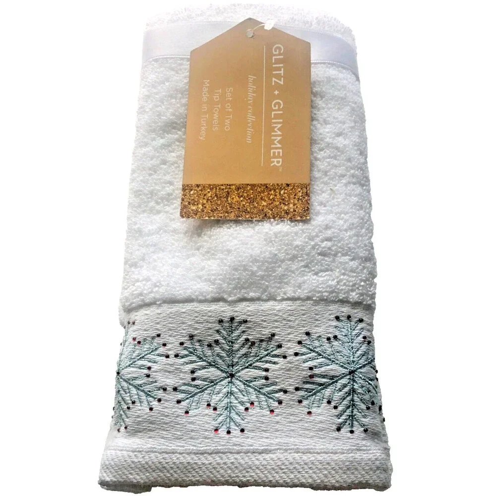 Glitz and Glimmer christmas snowflakes